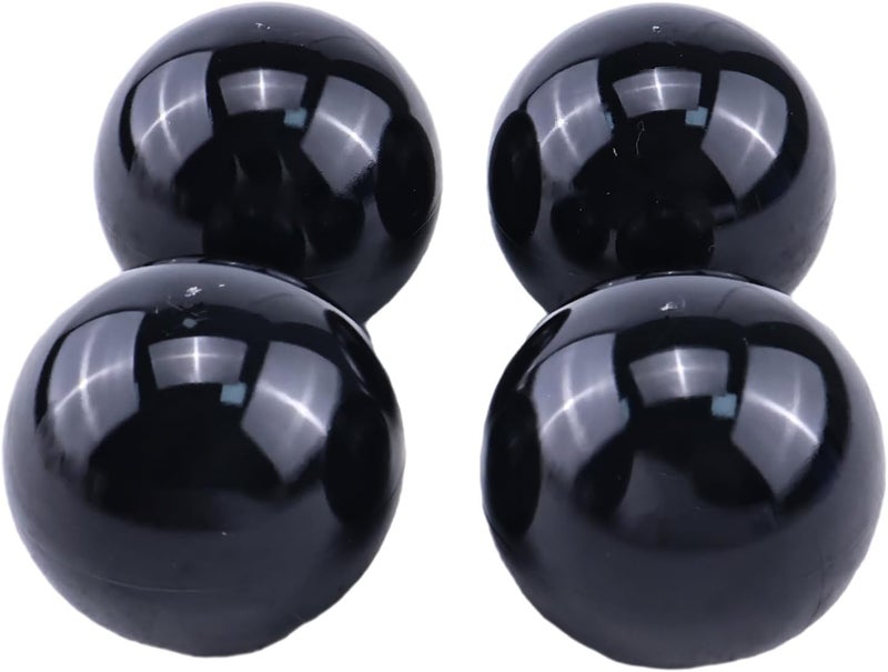 SUKATC 4PCS Threaded Ball Knob M6x35mm Compatible with M6 screw Joystick Handle in lighting installation, control levers, lawn mower, sports equipment and more, Black 1-3/8" - Image 4